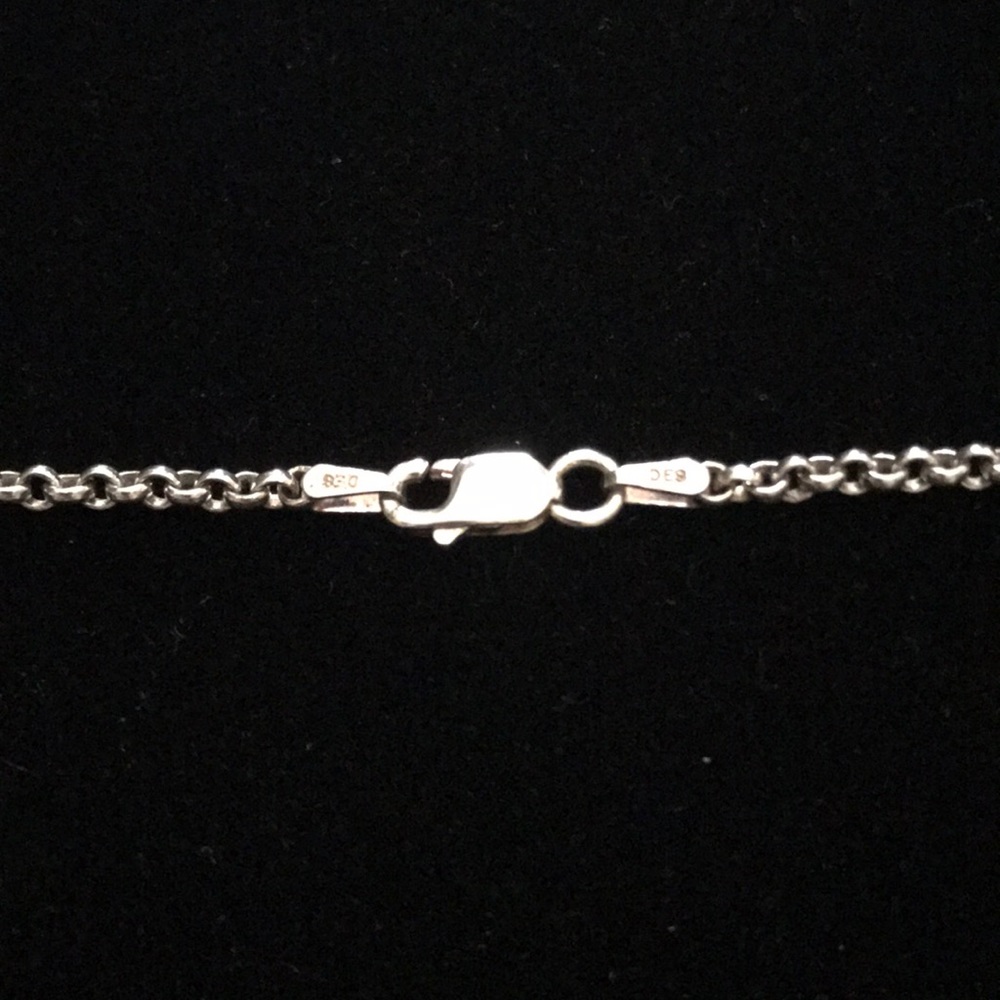 Sterling Silver Fresh Water Pearl Necklace - Picture 3 of 3